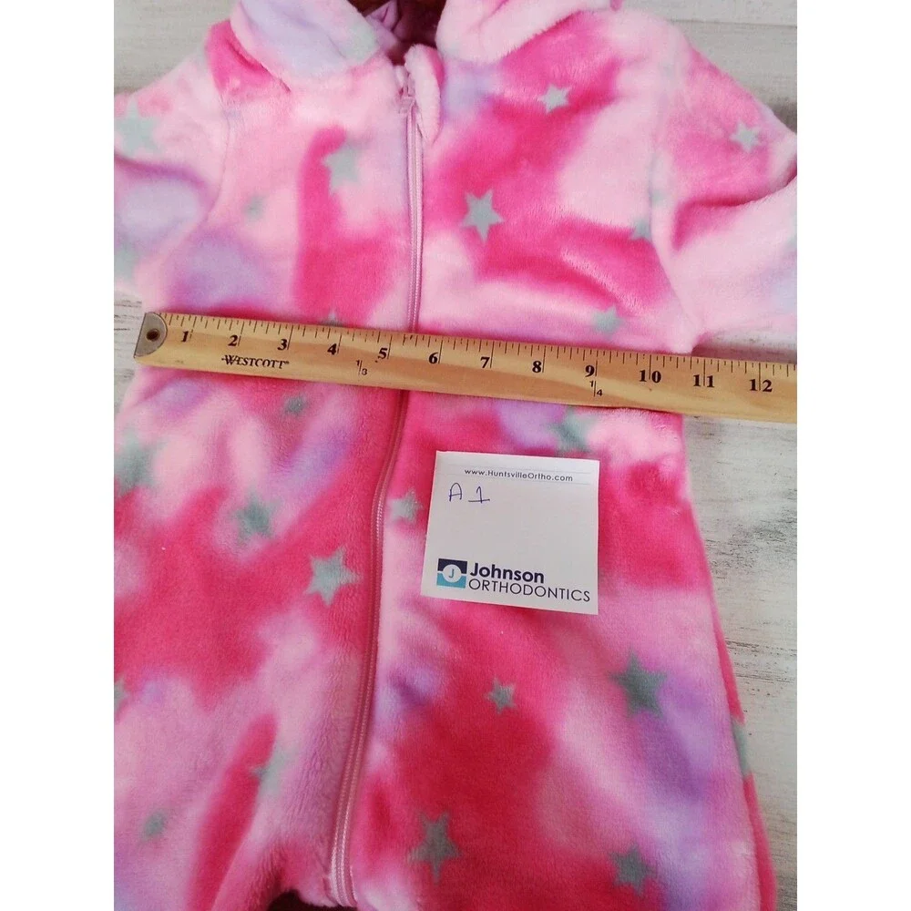 Children's Tye- Dye fleece Unicorn Outfit Size 80 Equivalent To 9-12 Month